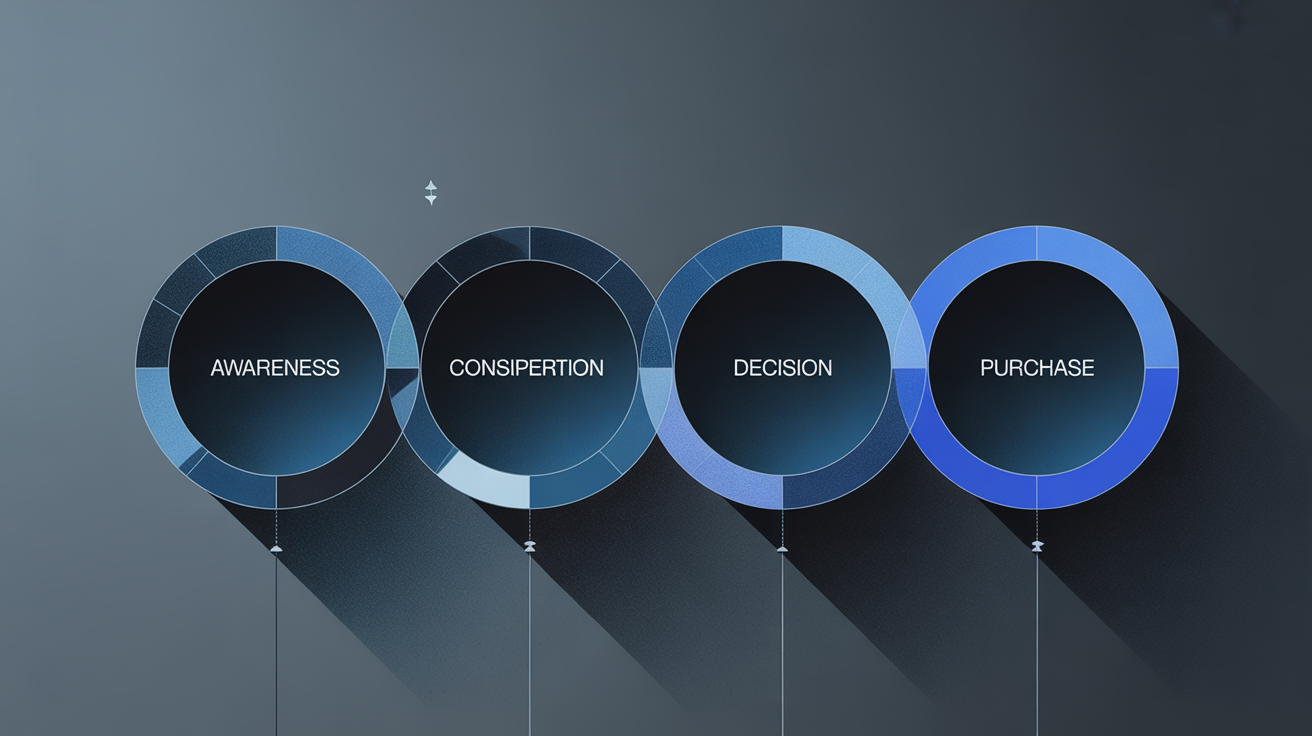 Dönüşüm hunisi infografiği