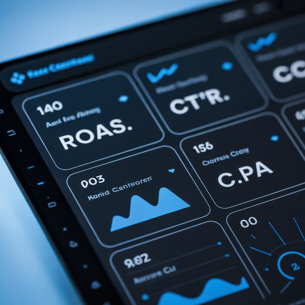 Reklam kampanya metrikleri yakın çekim