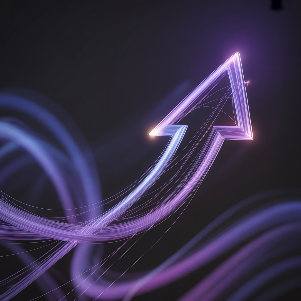 Soyut iş sonuçları büyüme grafiği