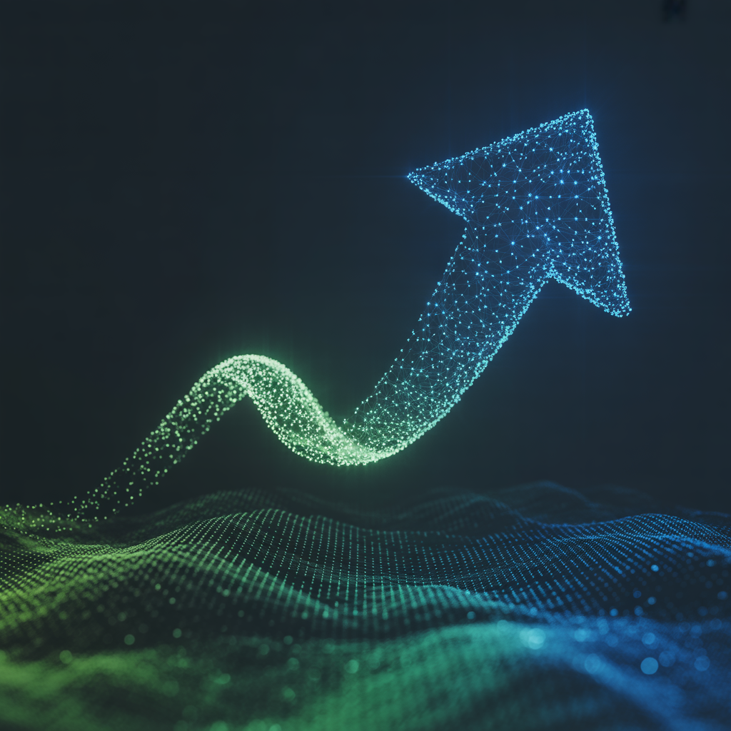 AI ile büyüme konsepti