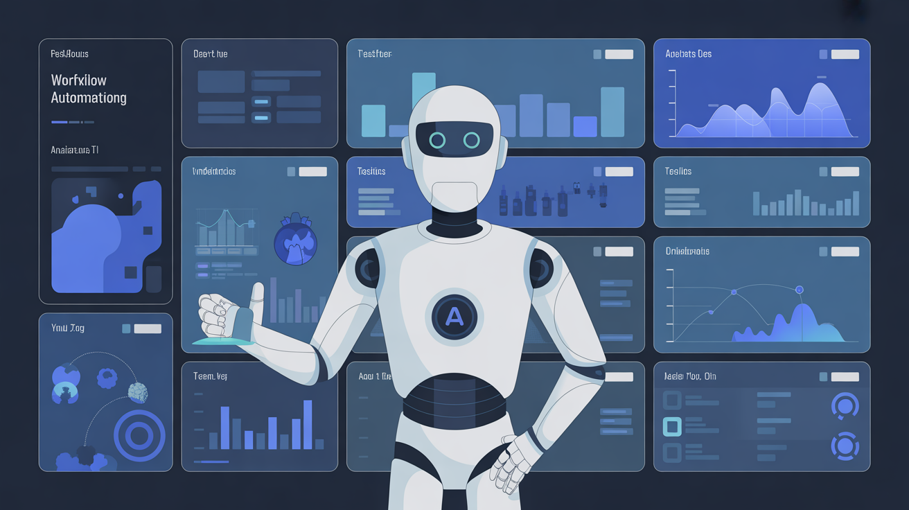 AI ajanları iş akışı otomasyon paneli
