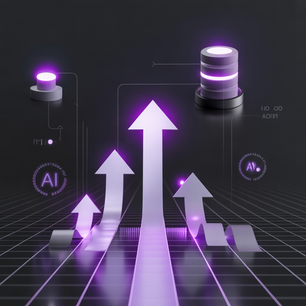 AI otomasyonu ile büyüme konsepti