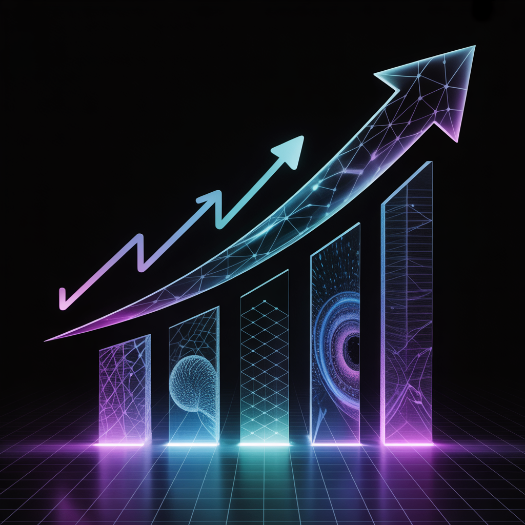 Ajansiyel yapay zekayla büyüme grafiği