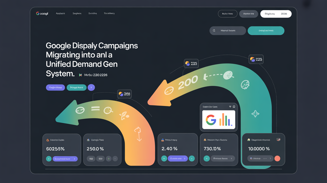 Display Kampanyaları Kapanıyor: Demand Gen Geçiş Rehberi