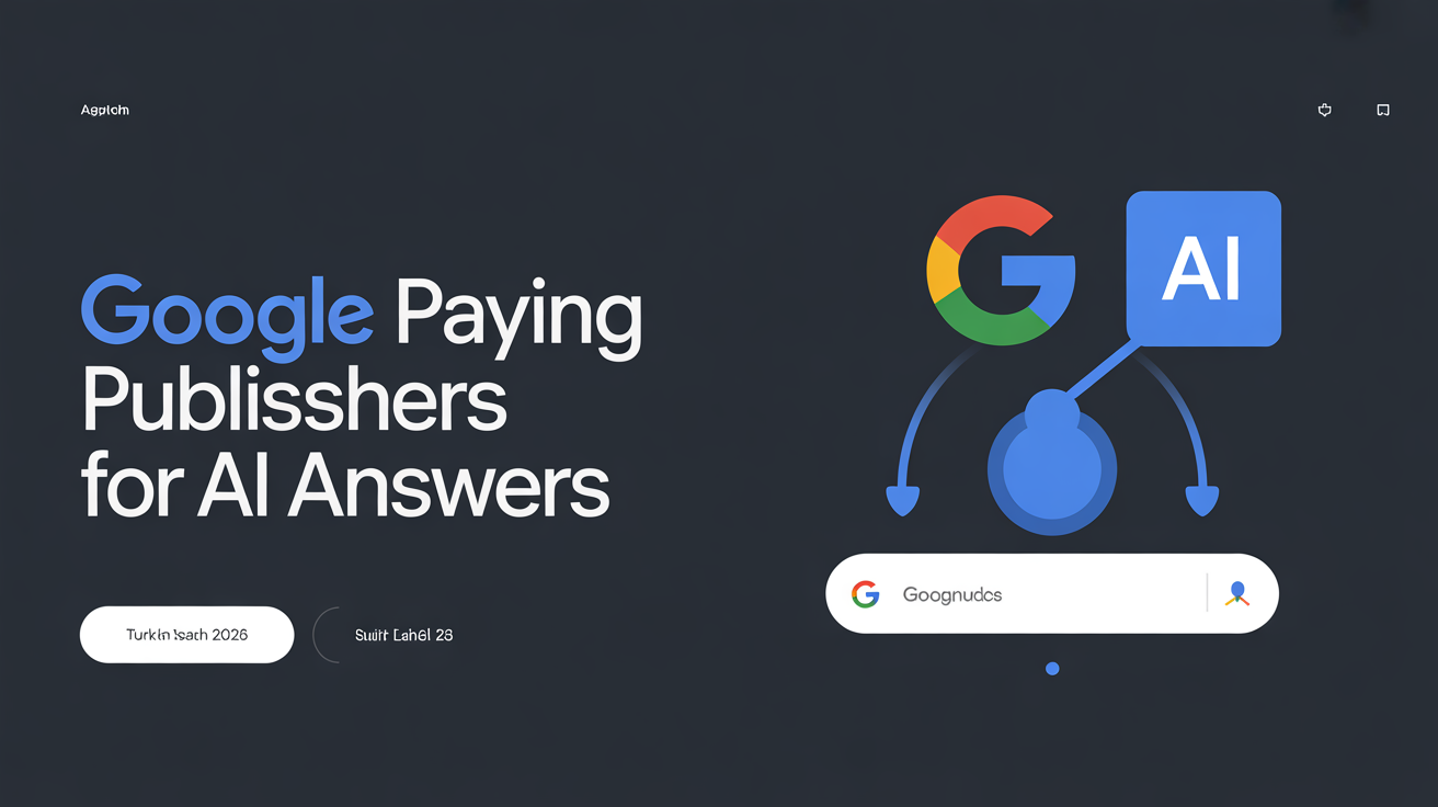 Google Yayıncılara Ödeme Yapıyor: AI Contribution Pilotu