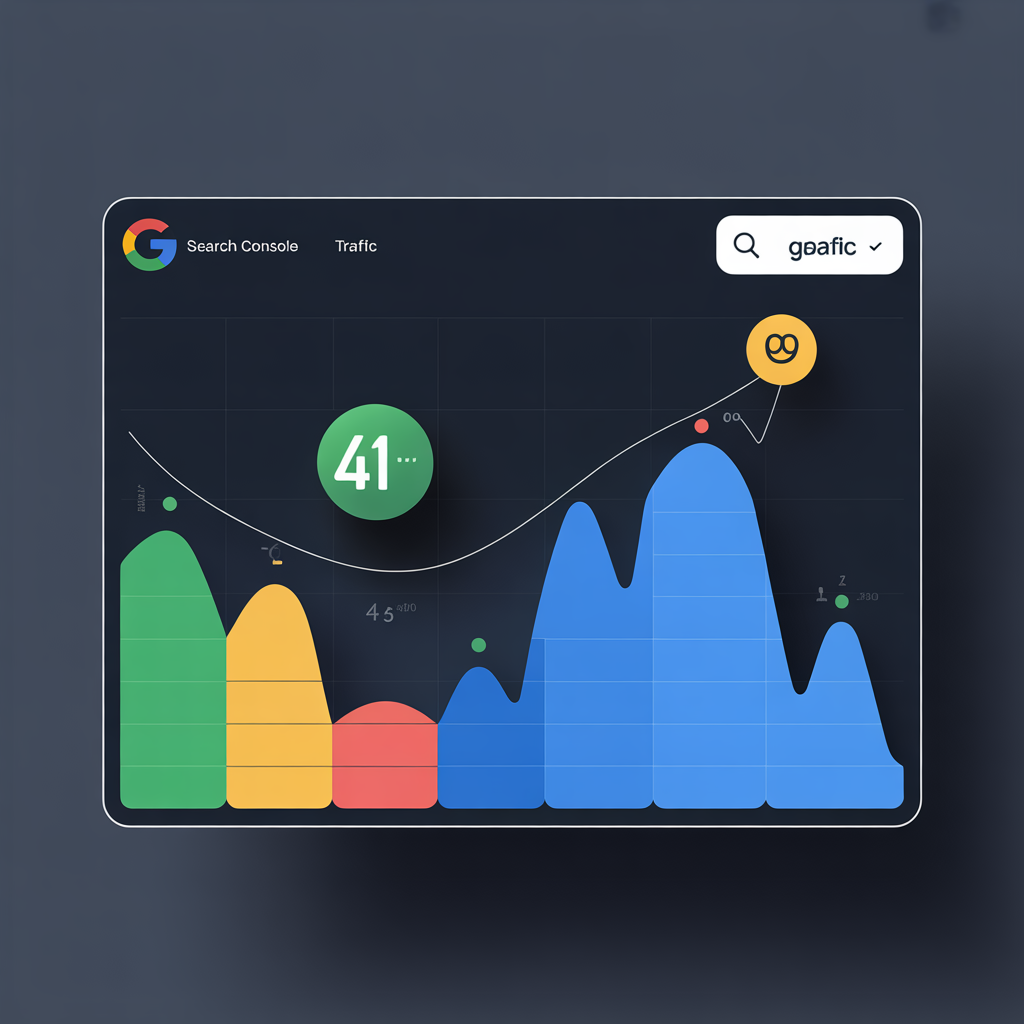 Spam güncellemesi sırasında Search Console trafik grafiği