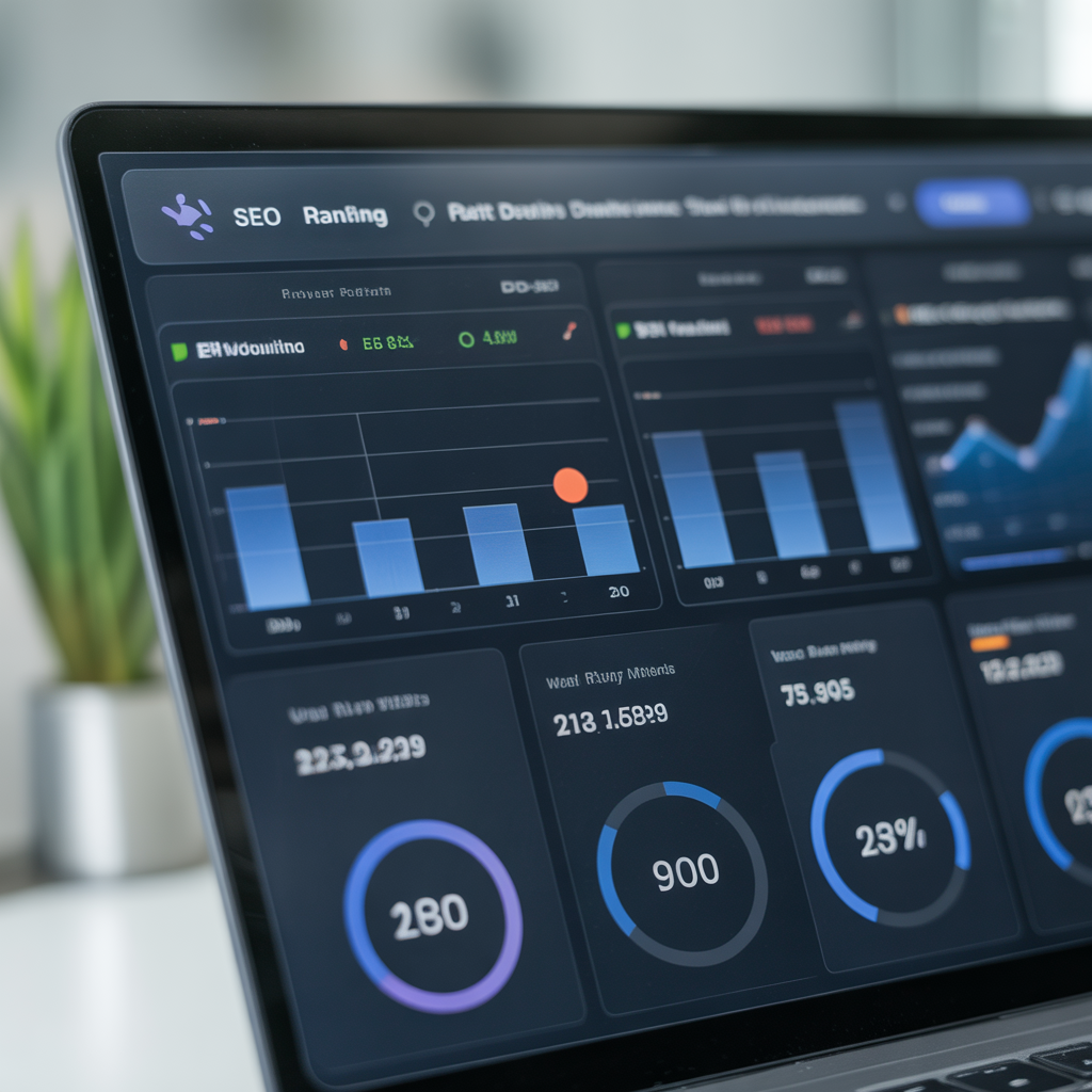 SEO sıralama dalgalanmaları analiz panosu