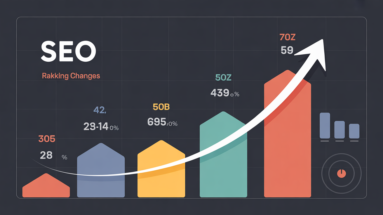 SEO sıralama değişimi infografiği Mart 2026