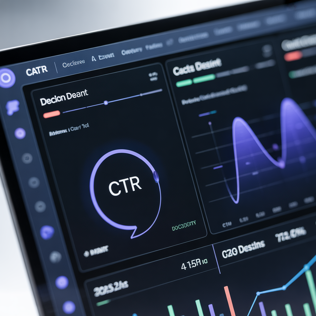 AI Overviews CTR düşüşü analitik panel