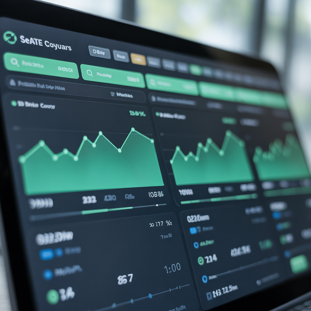 SEO analitik panosu sıralama değişikliklerini gösteriyor