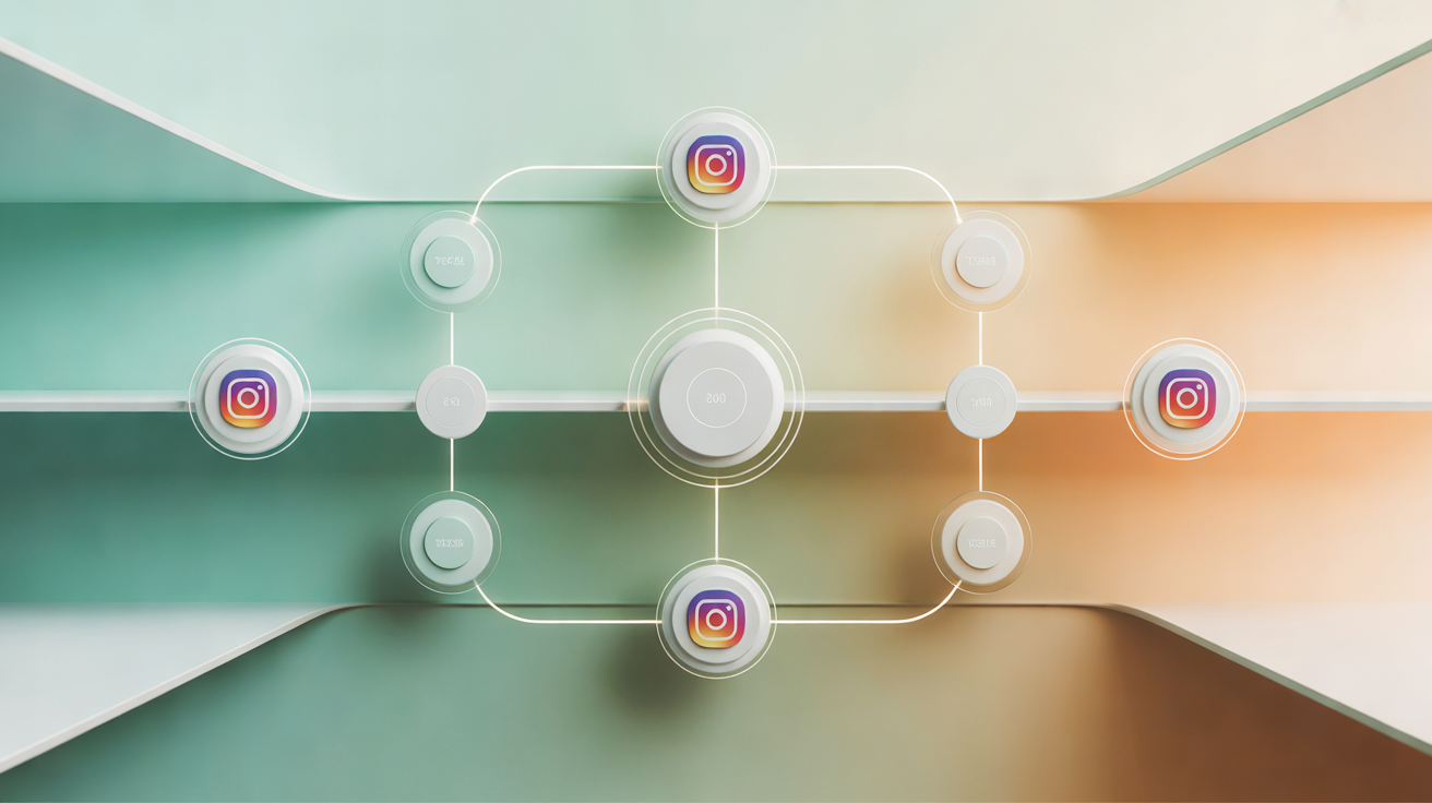 Instagram içerik formatları ve strateji görselleştirmesi