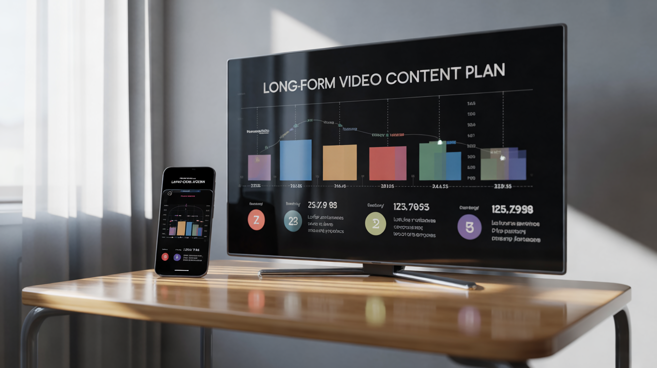 Telefon ve televizyon arasında uzun video planlama kavramı