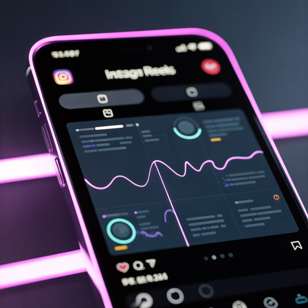 Instagram Reels akışı yakın çekim