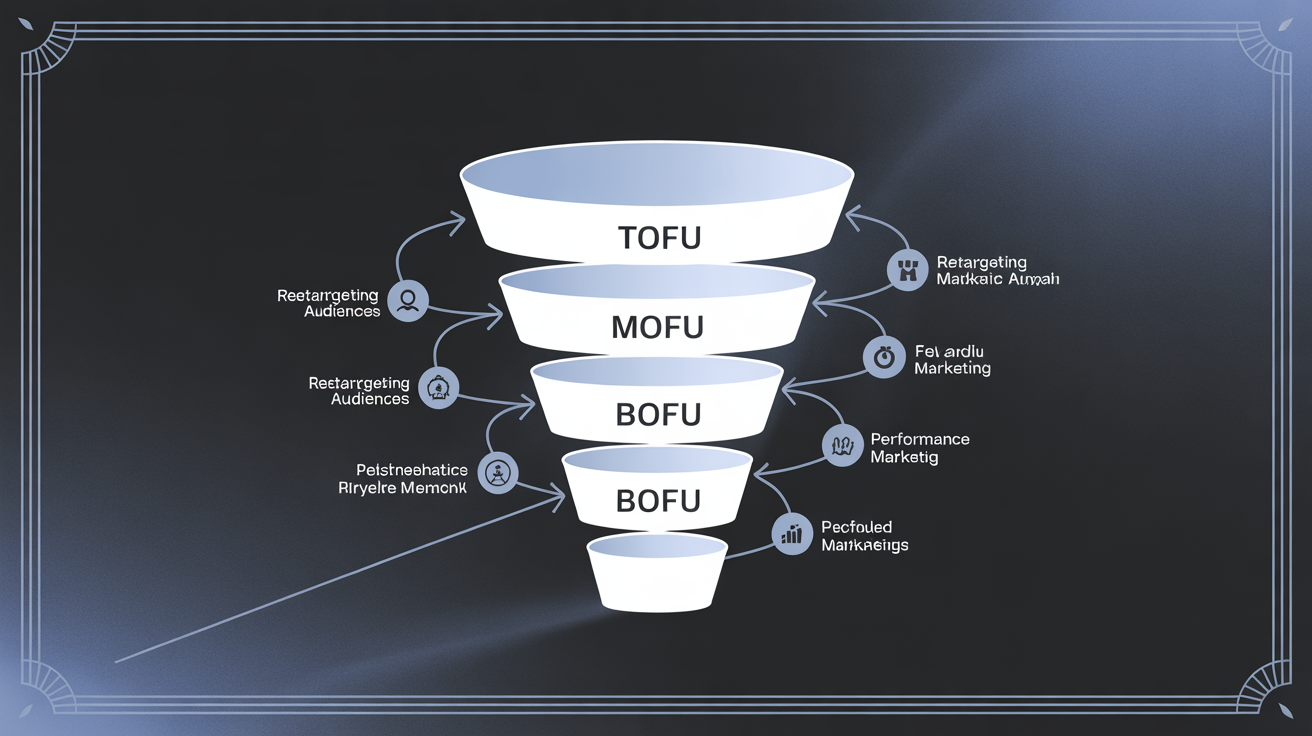 Dönüşüm hunisi ve retargeting katmanları
