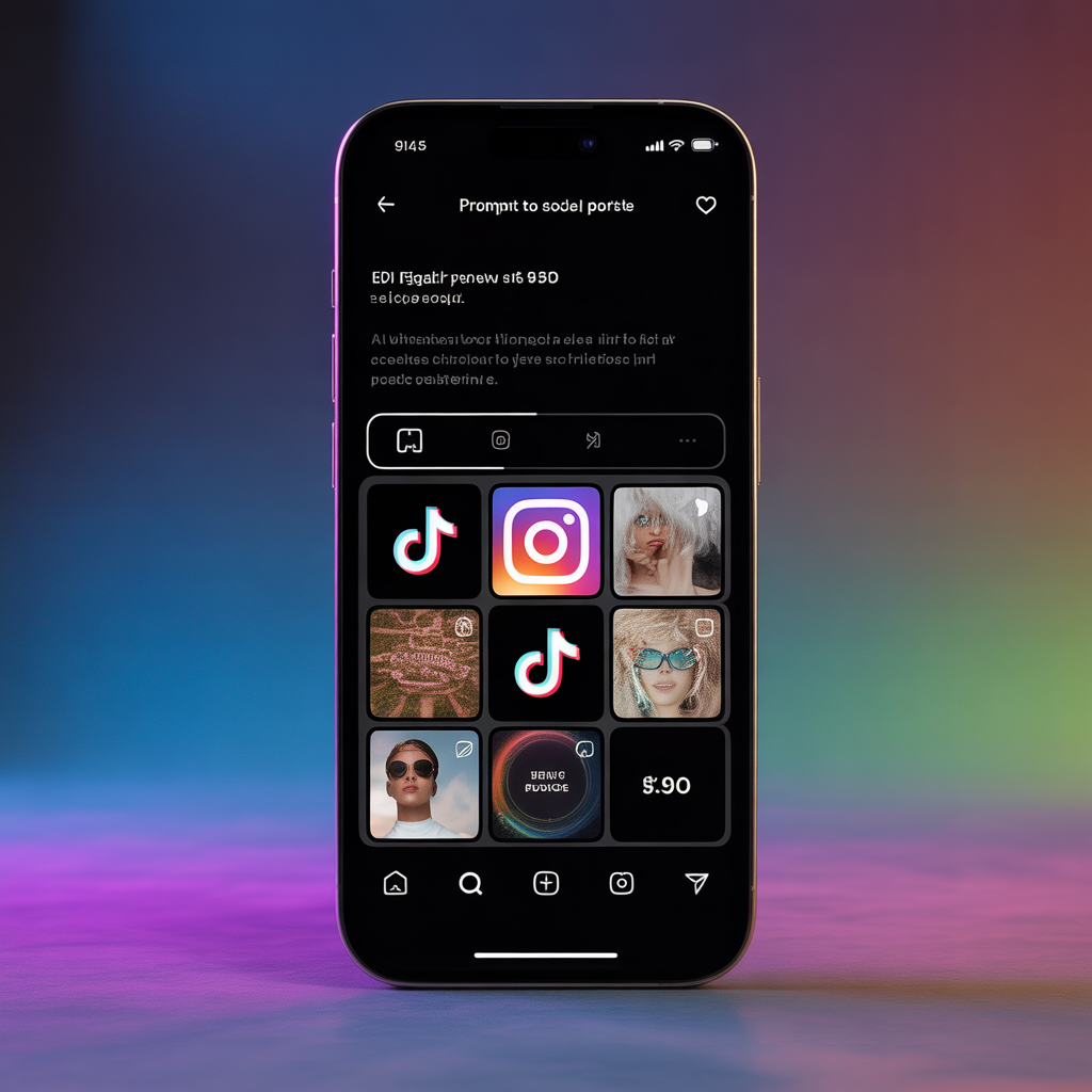 Sosyal medya arayüzünde yapay zeka destekli içerik