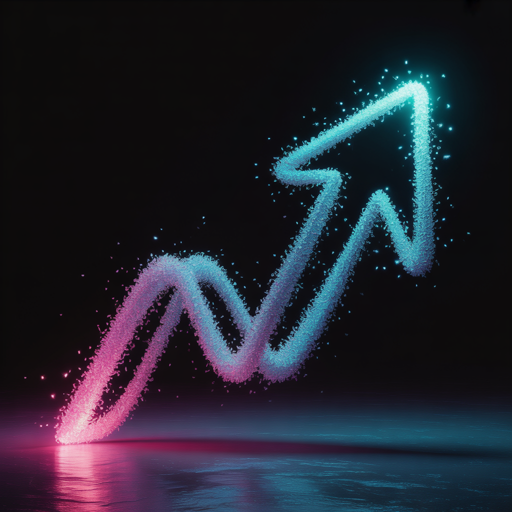 TikTok'ta viral büyüme konsepti