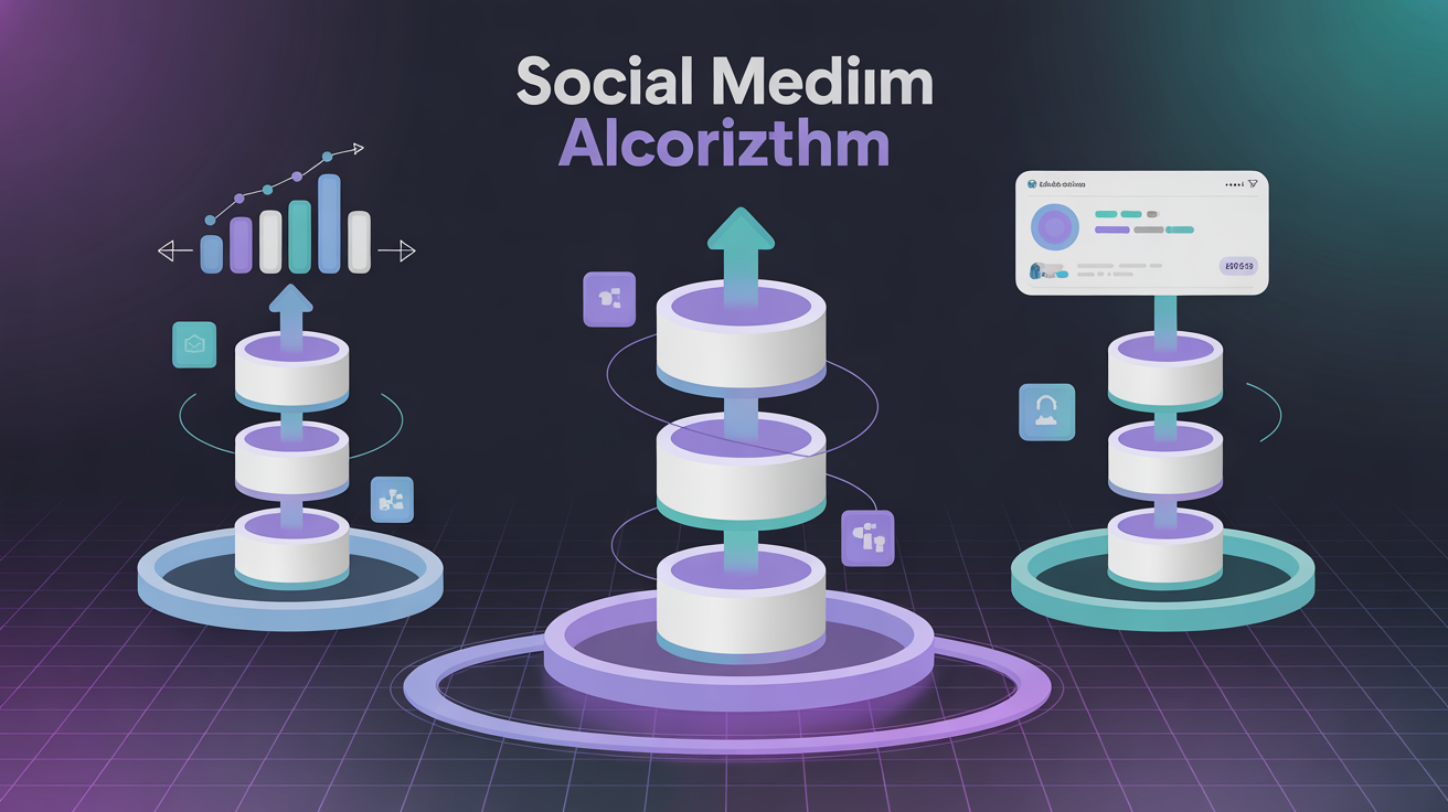 TikTok 2026 algoritmasının üç sütunu infografik