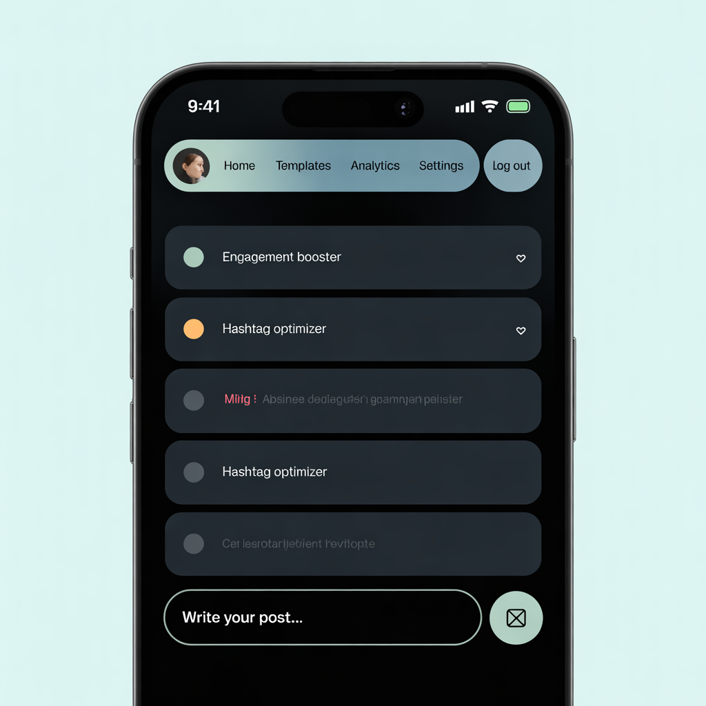 Yapay zeka destekli içerik üretim arayüzü